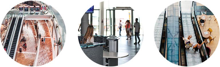 Conteo de personas en tiempo real para centros comerciales y edificios inteligentes